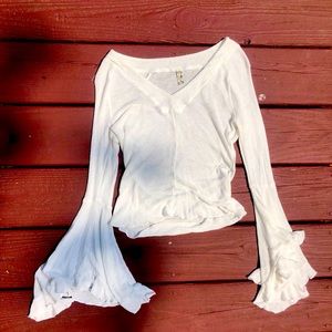 We the Free Bell-Sleeve flowy hippie top